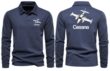 CESSNA LONG SLEEVE POLO